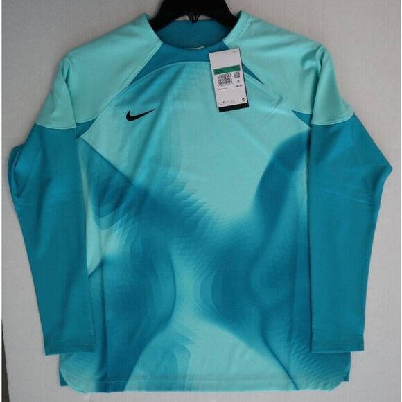 Nike DH8226-354 Women's Sz XL Turquoise Gardien IV L/S Goalkeeper Jersey - Picture 9 of 9